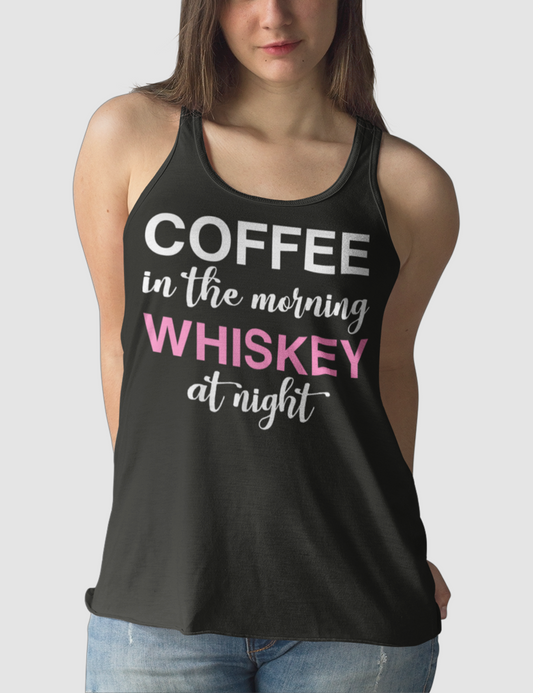 Coffee And Whiskey Women's Cut Racerback Tank Top OniTakai