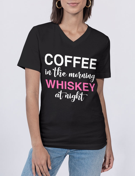 Coffee And Whiskey Women's V-Neck T-Shirt OniTakai