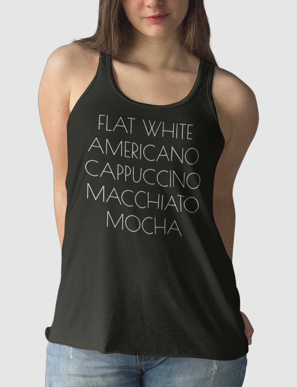 Coffee Lover | Women's Cut Racerback Tank Top OniTakai