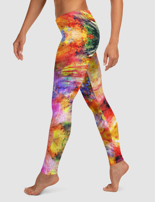 Colorful Abstract | Women's Standard Yoga Leggings OniTakai