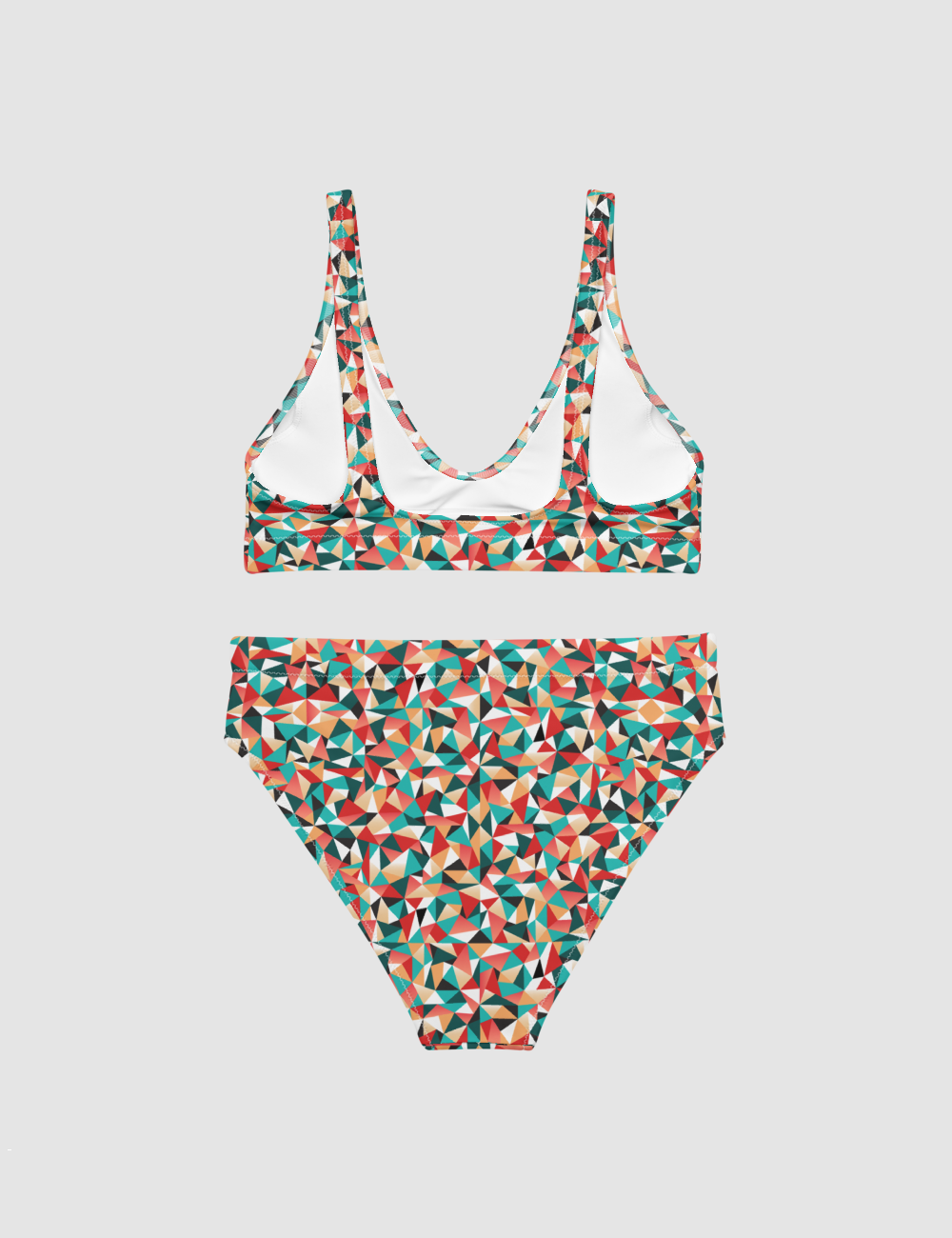 Colorful Kaleidoscope | Women's Essential High-Waisted Bikini OniTakai