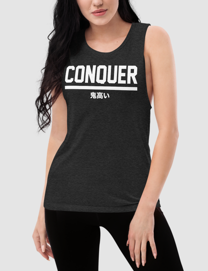 Conquer | Women's Muscle Tank Top OniTakai