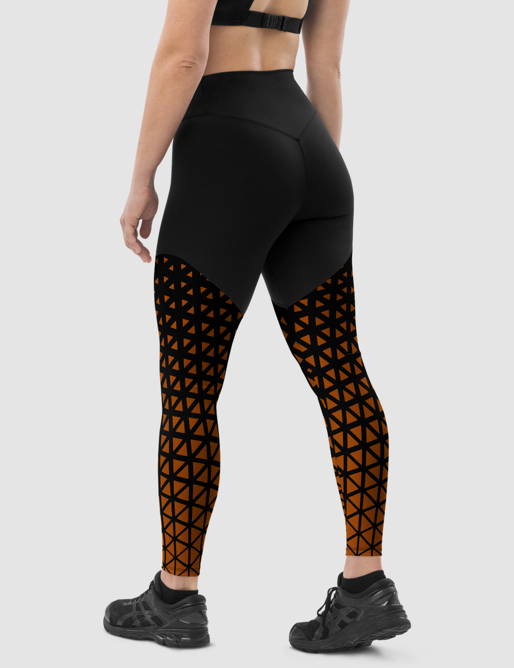 Crystalline Mosaic Carmine | Women's Premium Sports Leggings OniTakai