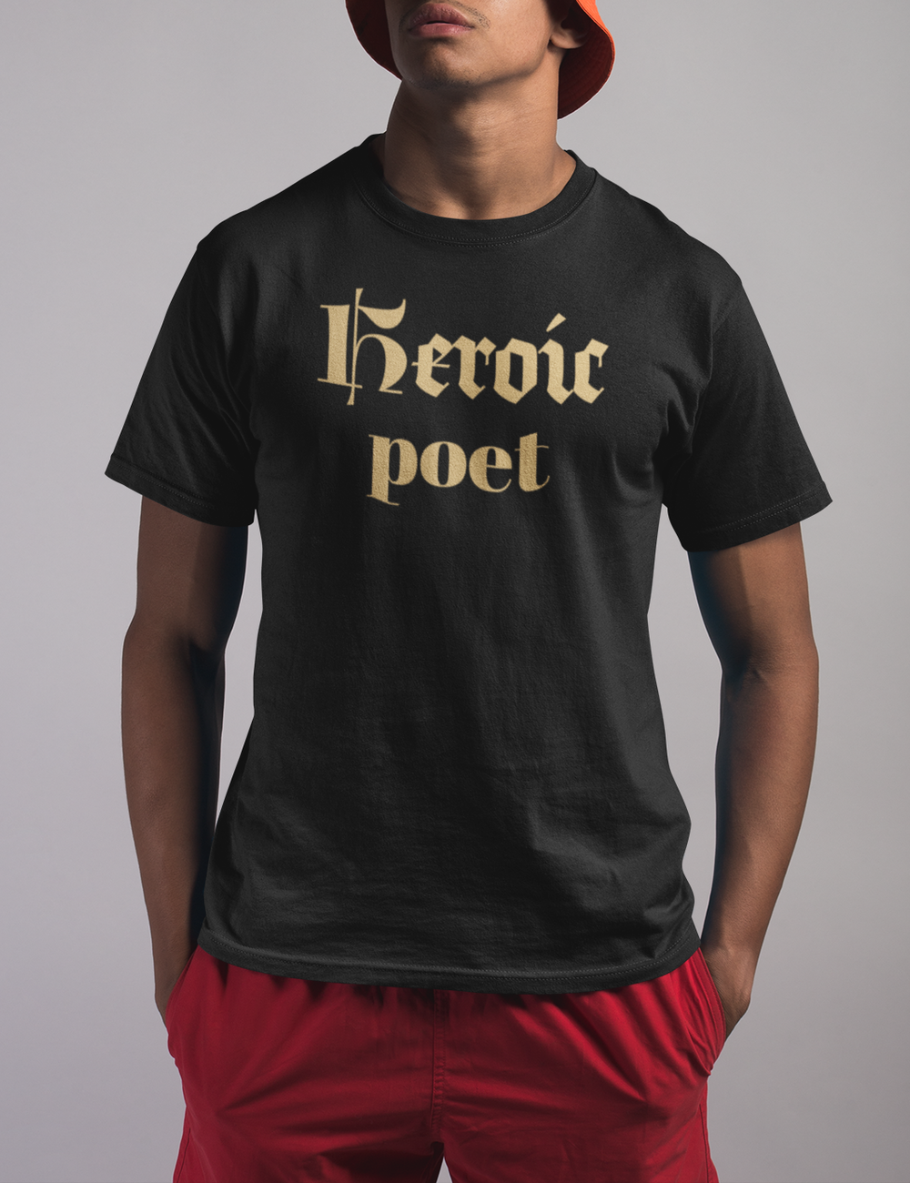 Customizable Heroic Poet | T-Shirt OniTakai