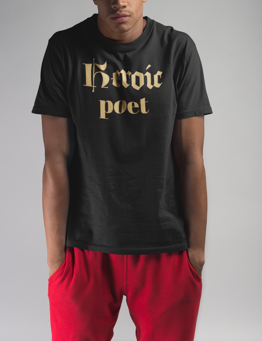 Customizable Heroic Poet | T-Shirt OniTakai