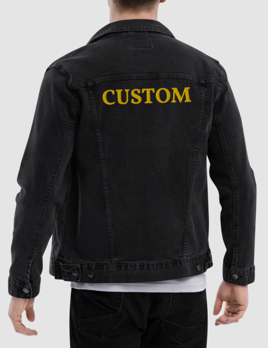 Customizable Men's Denim Jacket OniTakai