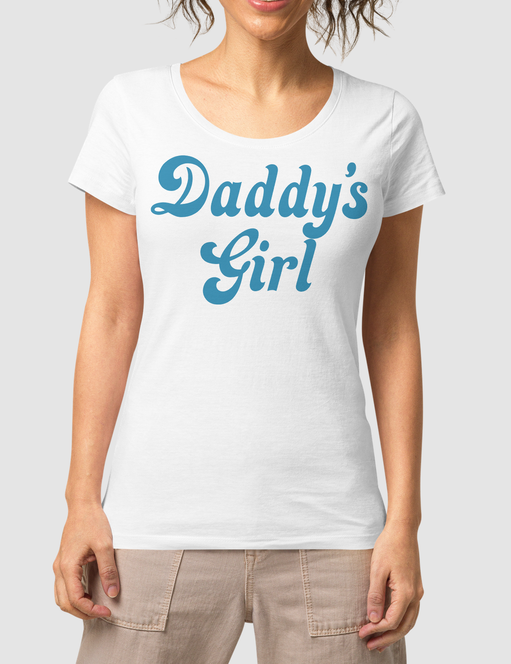 Daddy's Girl | Women's Organic Round Neck T-Shirt OniTakai