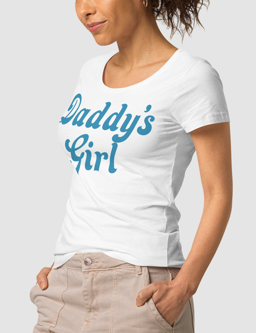 Daddy's Girl | Women's Organic Round Neck T-Shirt OniTakai