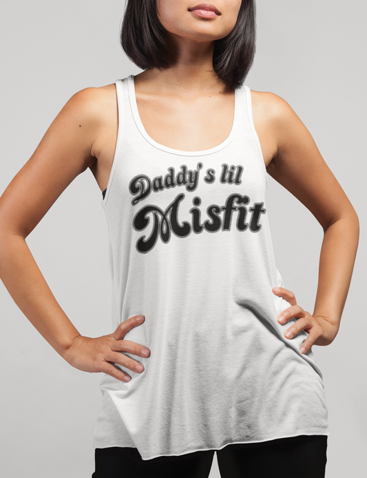 Daddy's Lil Misfit | Women's Cut Racerback Tank Top OniTakai