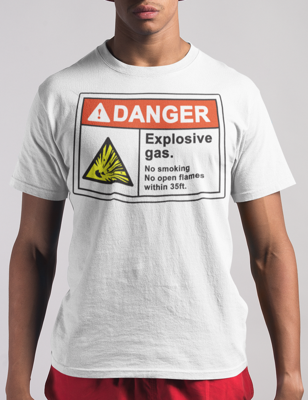 Danger: Explosive Gas Men's Classic T-Shirt OniTakai