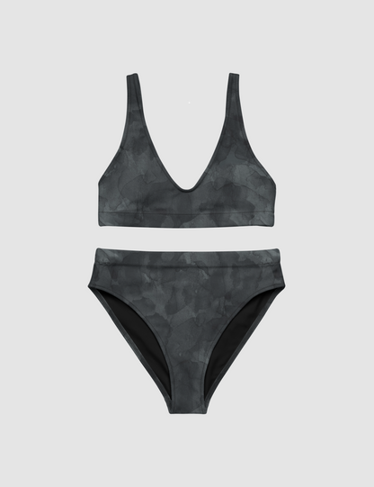 Dark Clouds Watercolor | Women's Essential High-Waisted Bikini OniTakai