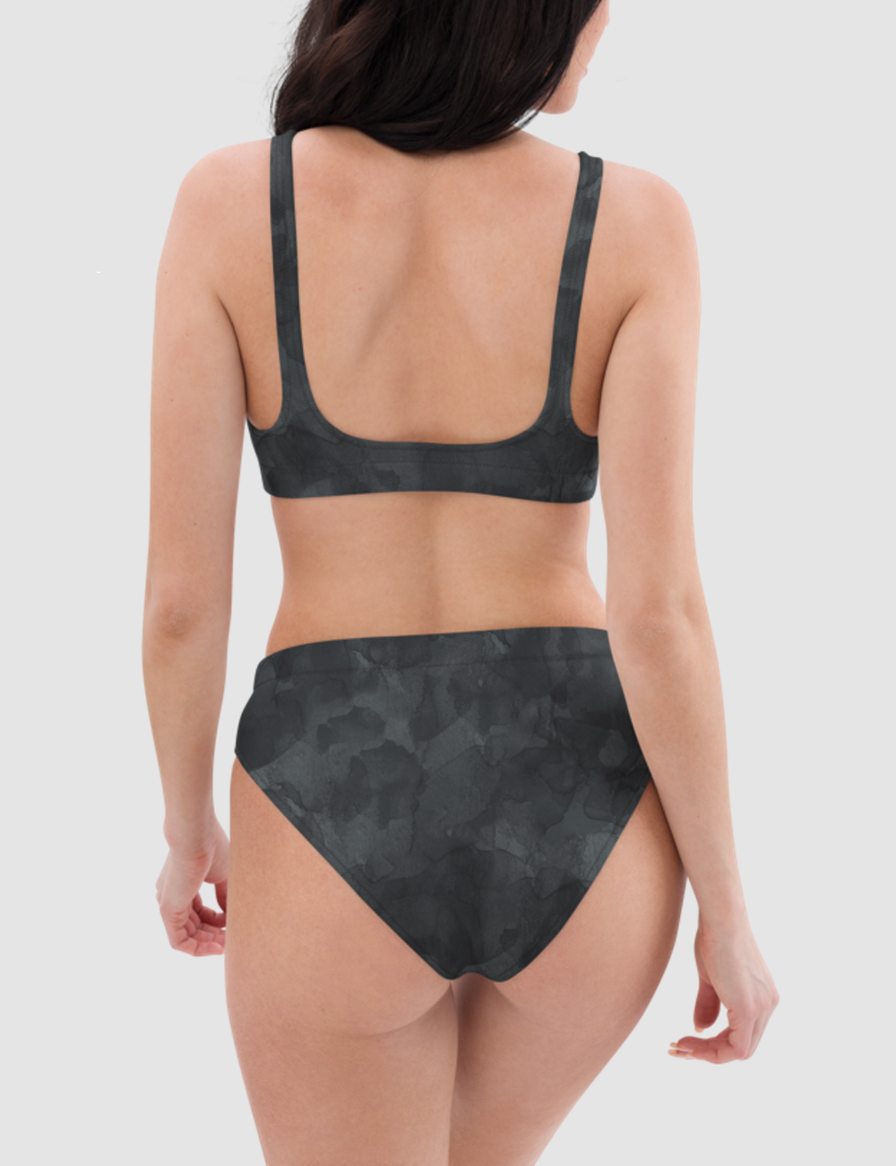 Dark Clouds Watercolor | Women's Essential High-Waisted Bikini OniTakai