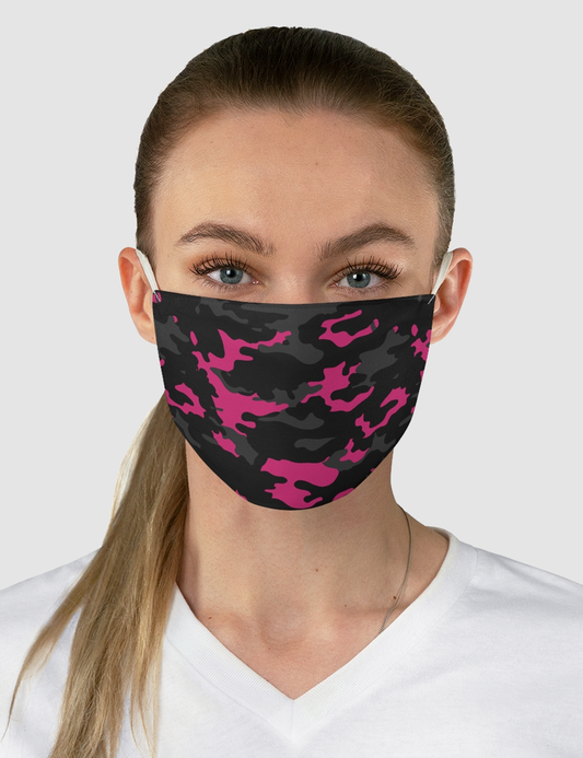Dark Pink Camouflage | Fabric Face Mask OniTakai