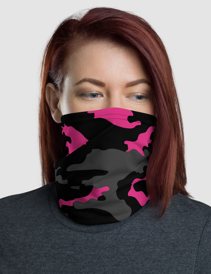 Dark Pink Camouflage | Neck Gaiter Face Mask OniTakai