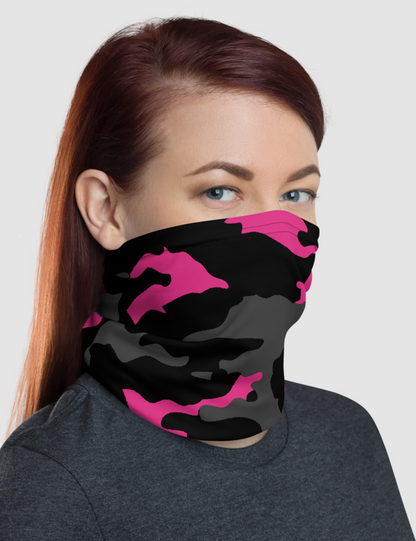 Dark Pink Camouflage | Neck Gaiter Face Mask OniTakai