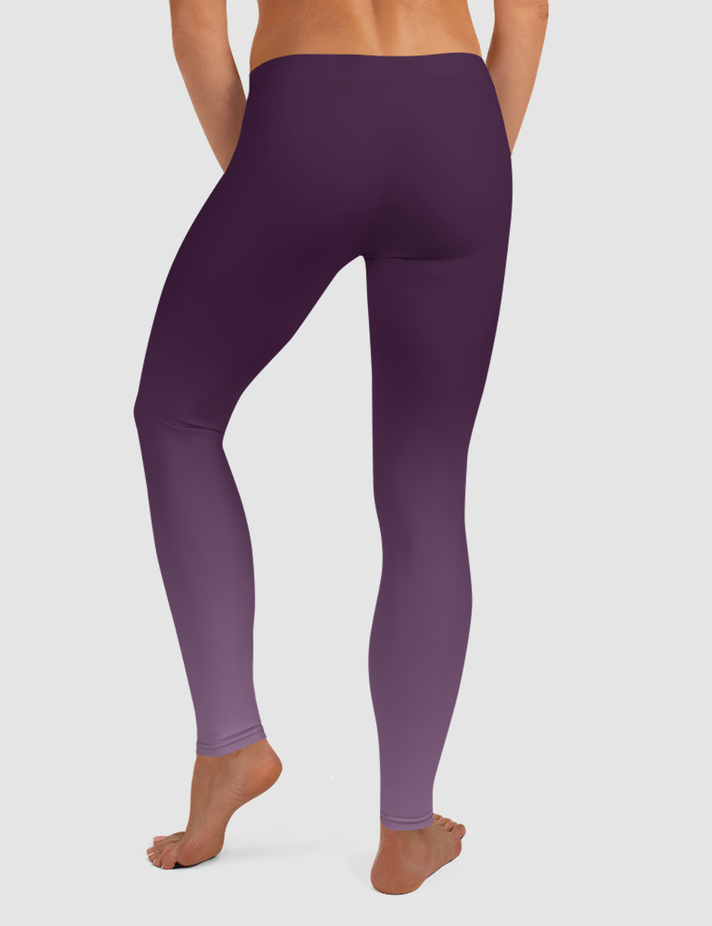 Dark Purple Ombre | Women's Standard Yoga Leggings OniTakai