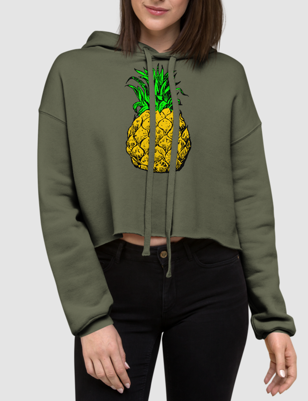 Delicious Pineapple | Crop Hoodie OniTakai