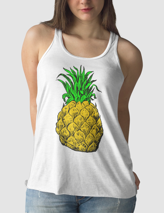 Delicious Pineapple | Women's Cut Racerback Tank Top OniTakai