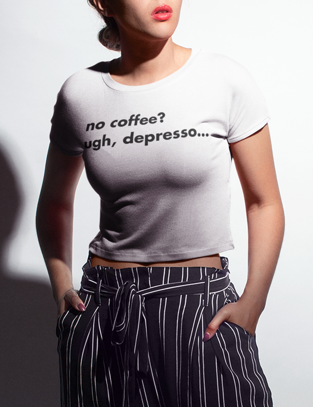 Depresso | Crop Top T-Shirt OniTakai