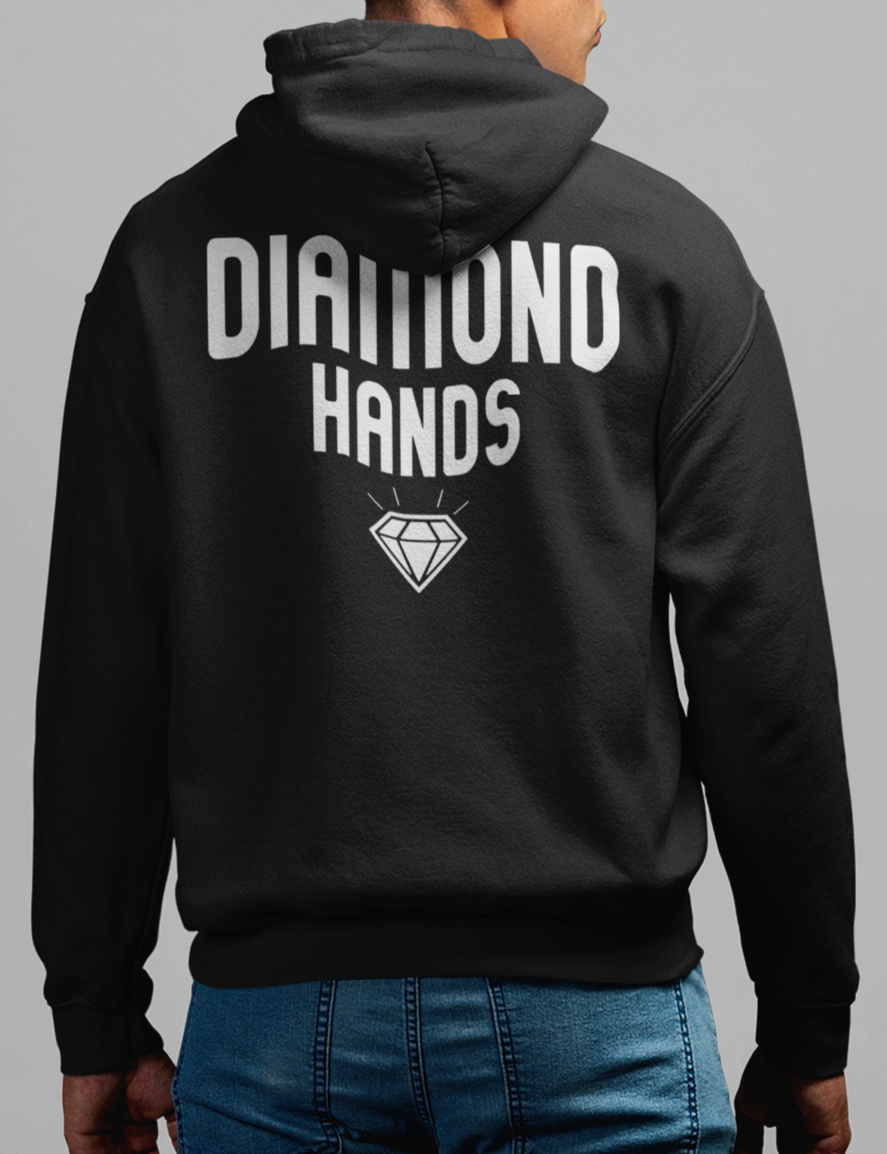 Diamond Hands | Back Print Hoodie OniTakai