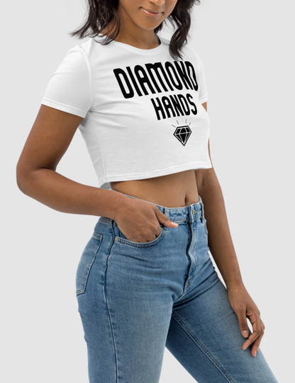 Diamond Hands | Women's Crop Top T-Shirt OniTakai