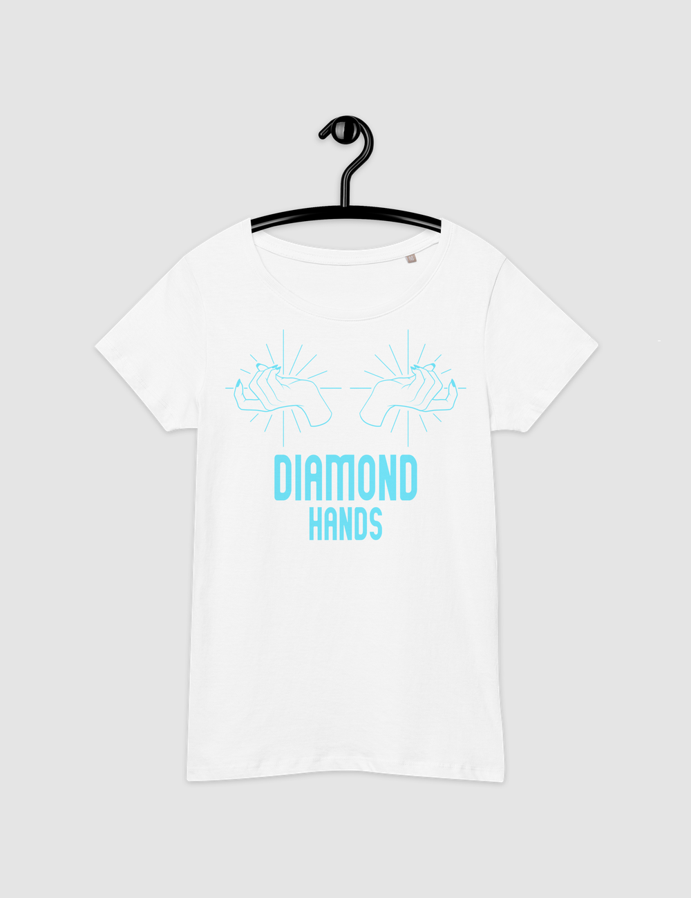 Diamond Hands | Women's Organic Round Neck T-Shirt OniTakai