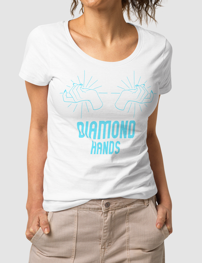 Diamond Hands | Women's Organic Round Neck T-Shirt OniTakai