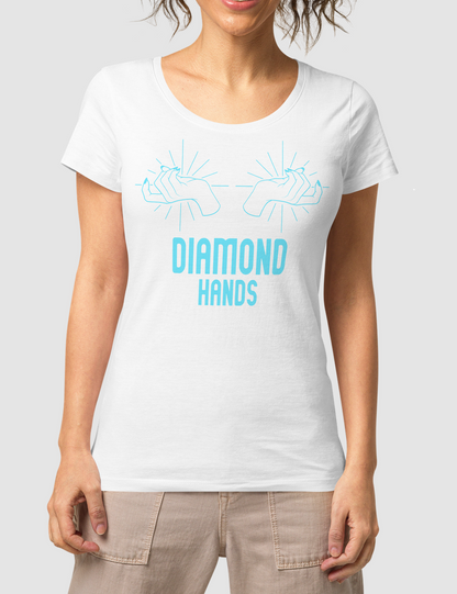 Diamond Hands | Women's Organic Round Neck T-Shirt OniTakai