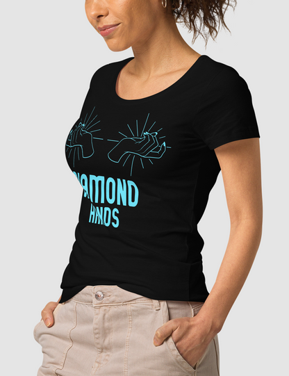 Diamond Hands | Women's Organic Round Neck T-Shirt OniTakai