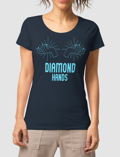 Diamond Hands | Women's Organic Round Neck T-Shirt OniTakai