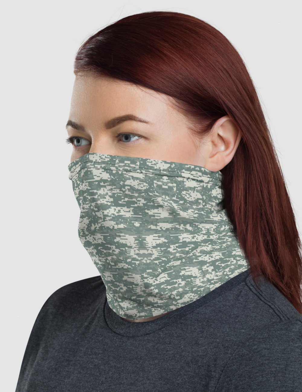 Digital Military Camouflage Print | Neck Gaiter Face Mask OniTakai