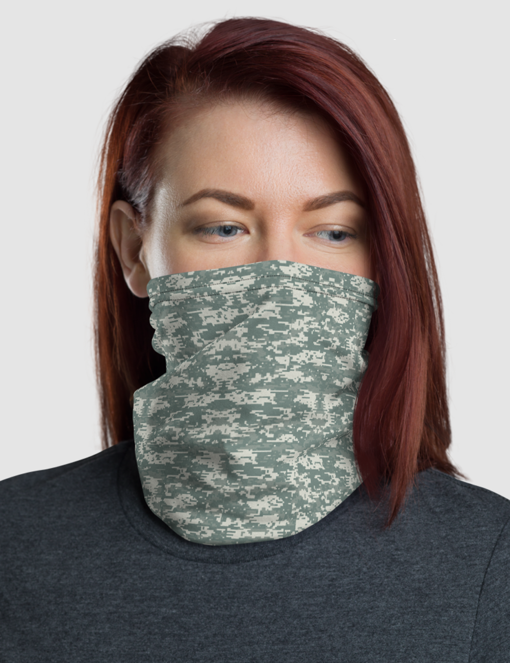 Digital Military Camouflage Print | Neck Gaiter Face Mask OniTakai