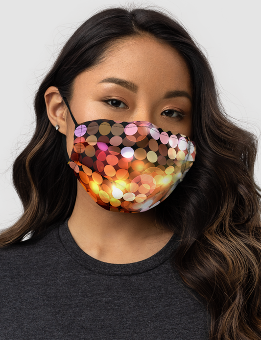 Disco Lights | Premium Double Layered Pocket Face Mask OniTakai