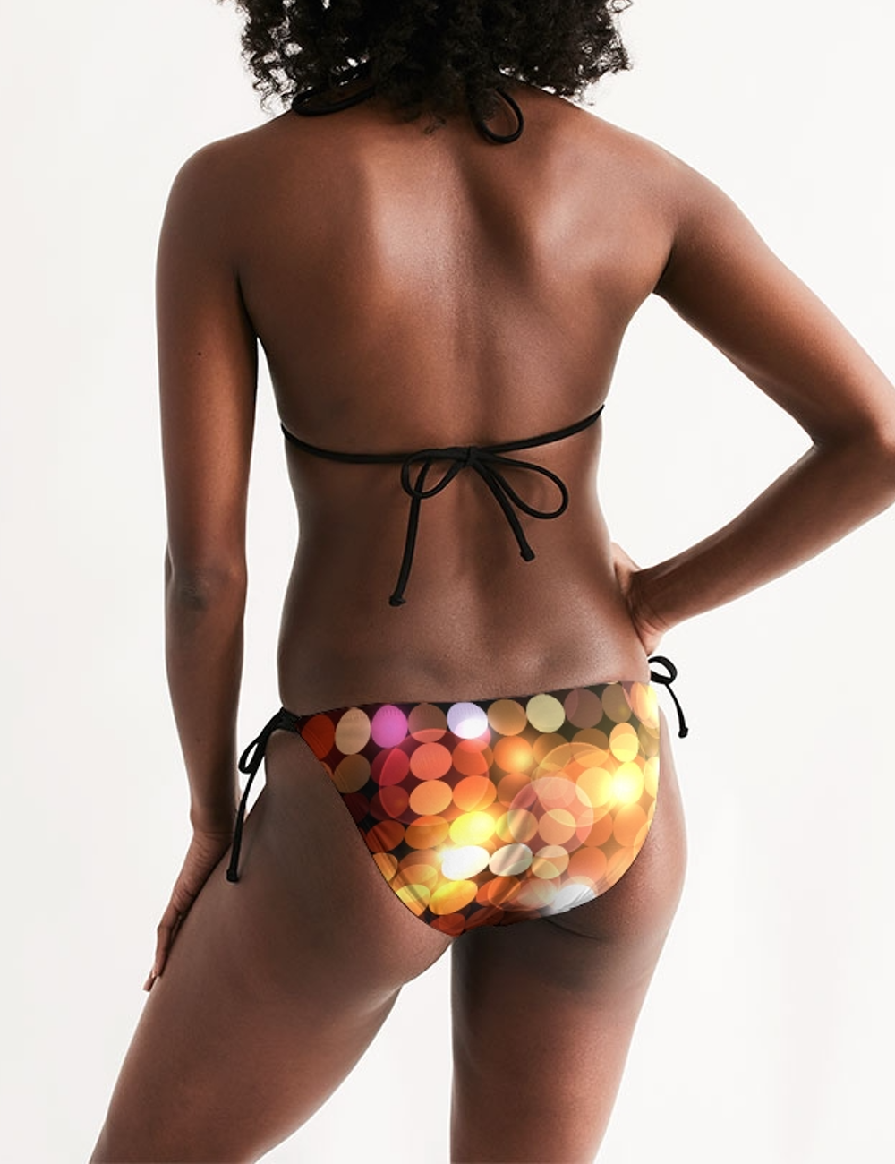 Disco Lights | Women's Triangle String Bikini OniTakai