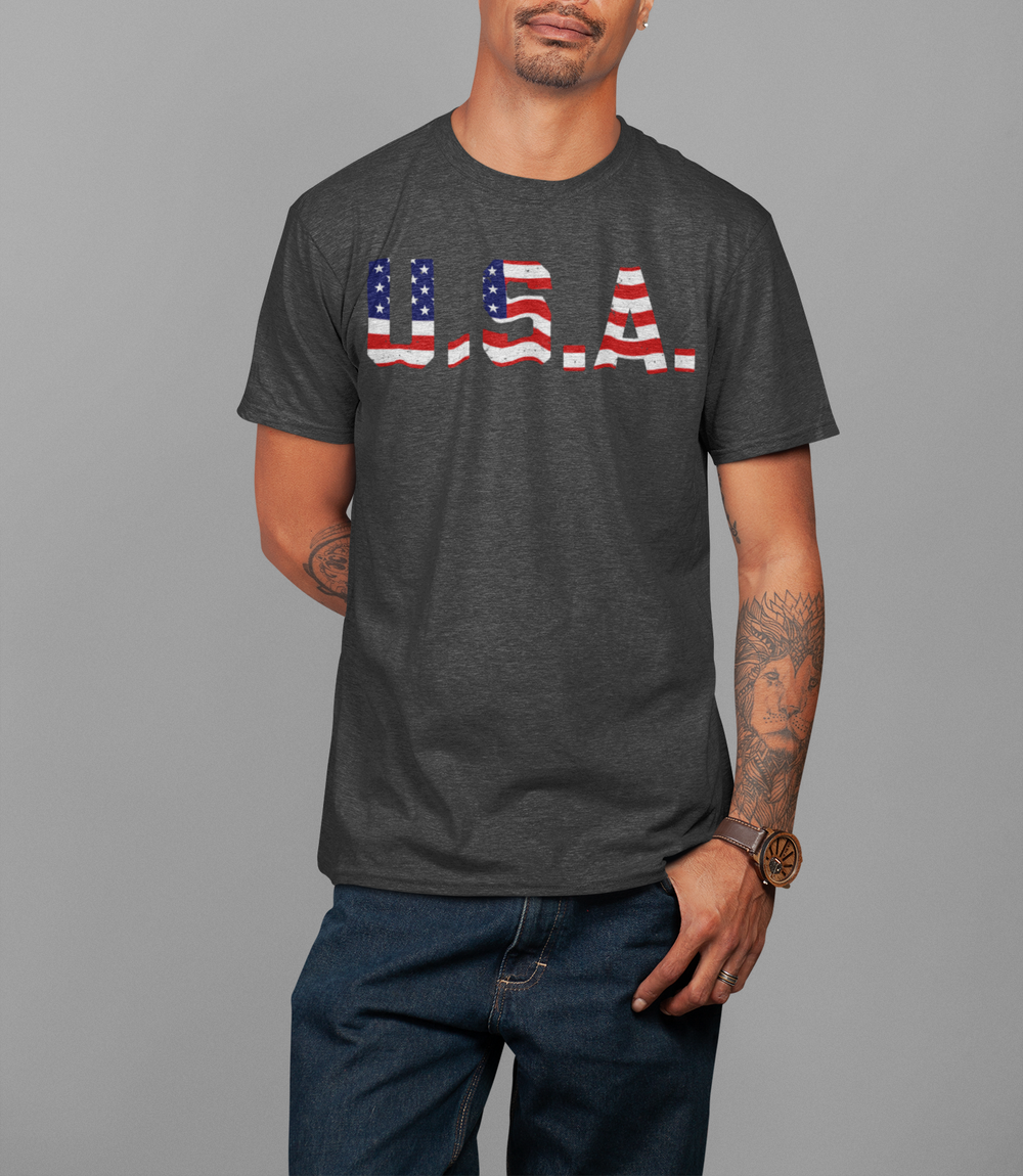 Distressed U.S.A. | T-Shirt OniTakai