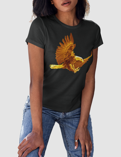 Divine Gold Eagle | Women's Fitted T-Shirt OniTakai