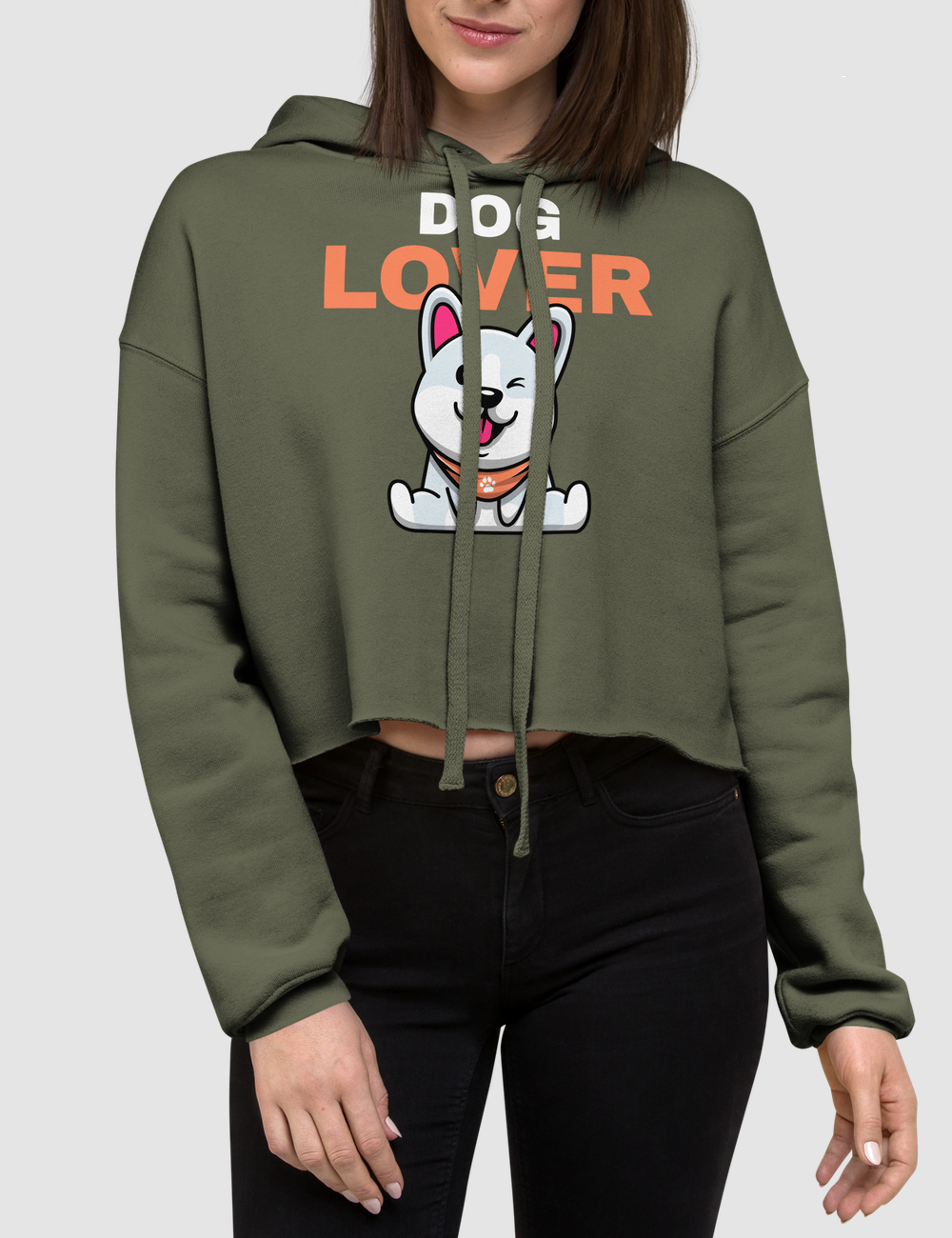 Dog Lover | Crop Hoodie OniTakai