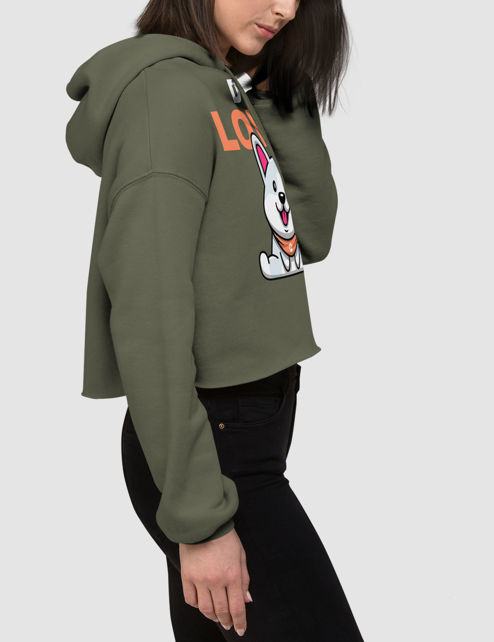 Dog Lover | Crop Hoodie OniTakai