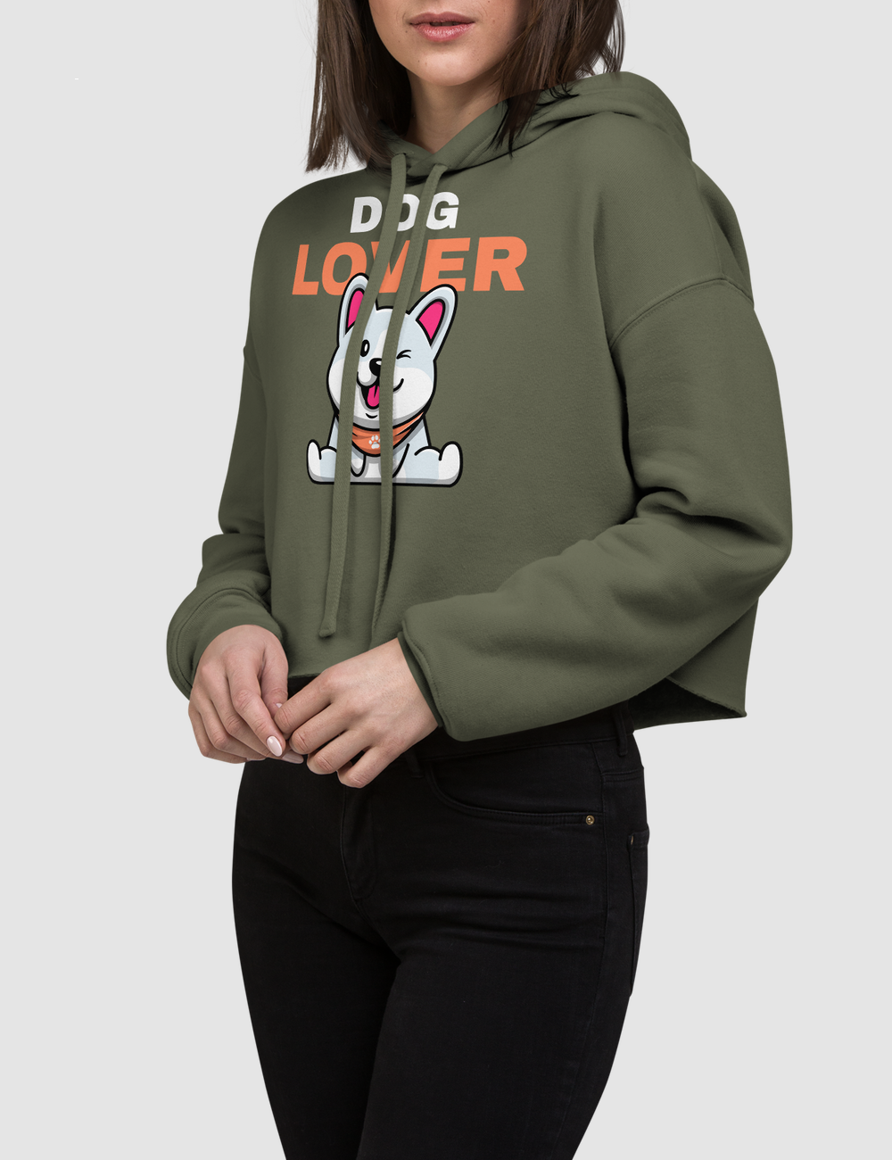 Dog Lover | Crop Hoodie OniTakai