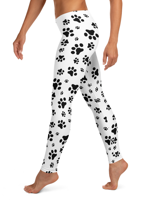 Dog Paws Print Pattern | Women's Standard Yoga Leggings OniTakai