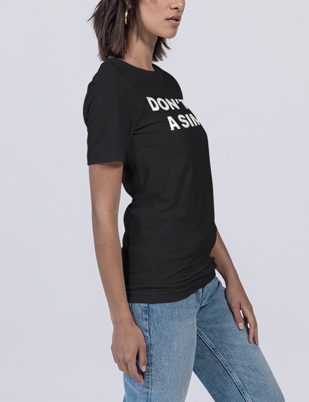Don't Be A Simp Women's Soft Jersey T-Shirt OniTakai