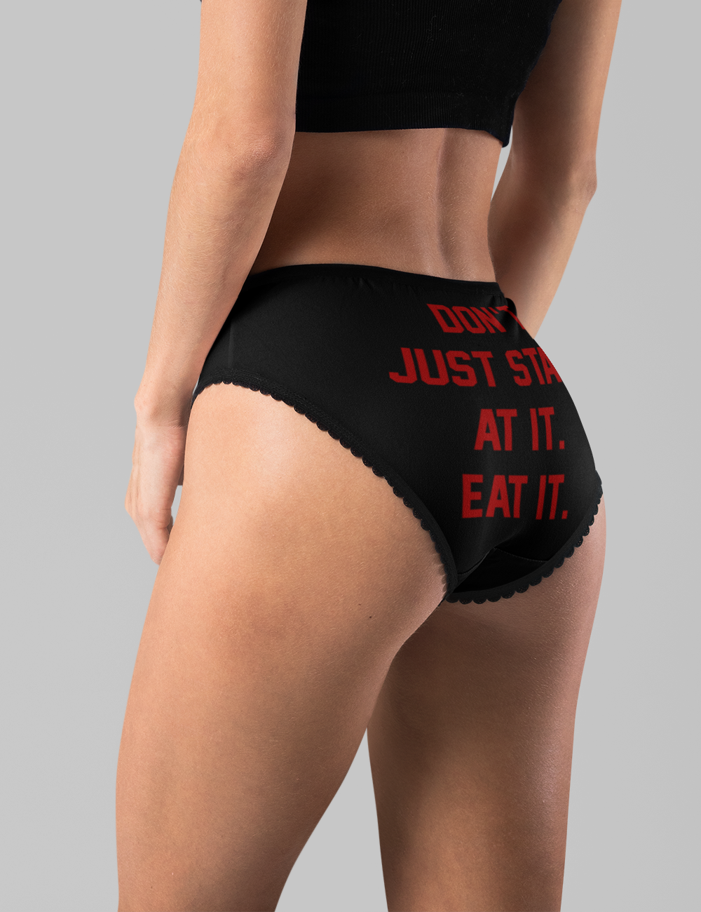 Don't Just Stare At It Eat It | Women's Intimate Briefs OniTakai