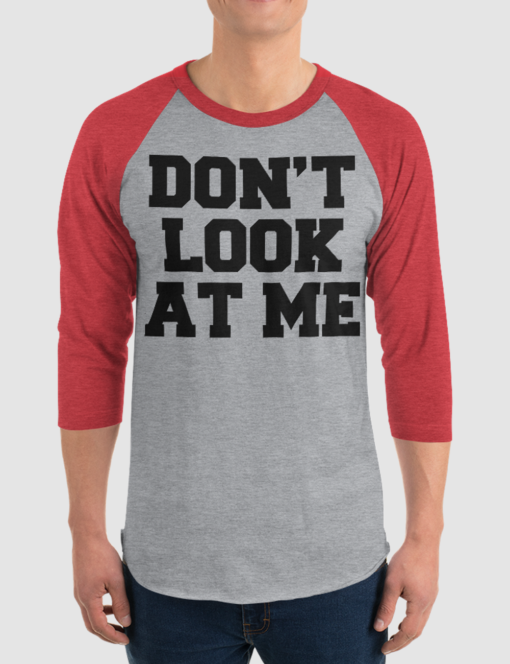 Don't Look At Me | Baseball Shirt OniTakai