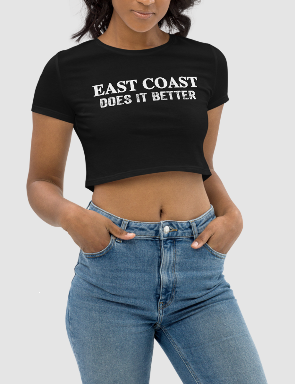 East Coast Does It Better | Women's Crop Top T-Shirt OniTakai