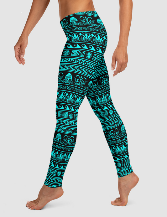 Echoes Of Ancient Greece | Women's Standard Yoga Leggings OniTakai