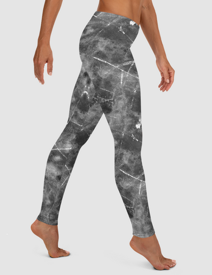Elation Smokey Stone Dye | Women's Standard Yoga Leggings OniTakai