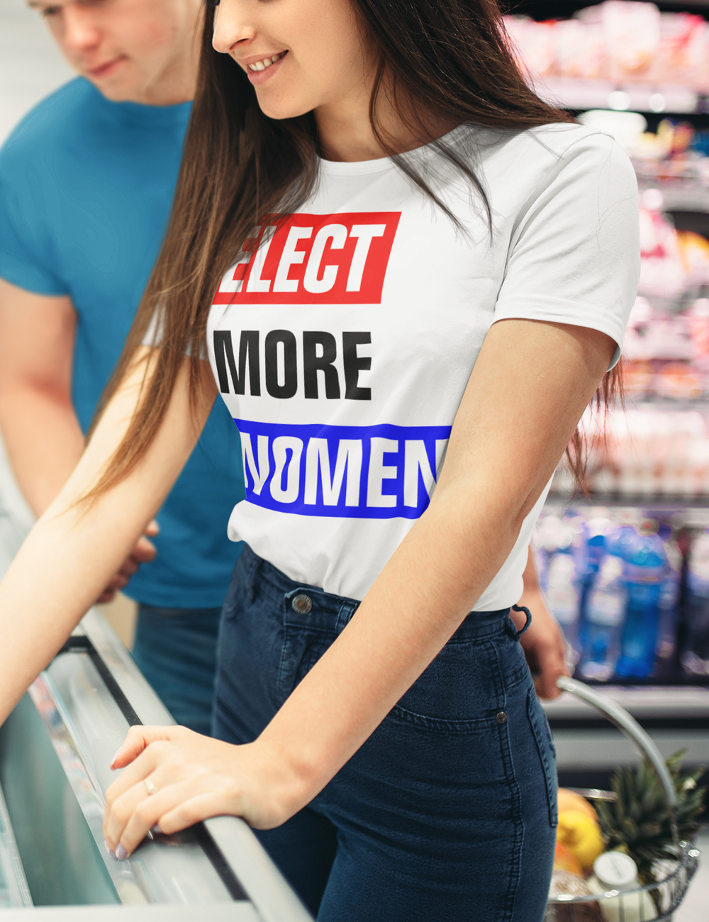 Elect More Women | Women's Cut T-Shirt OniTakai