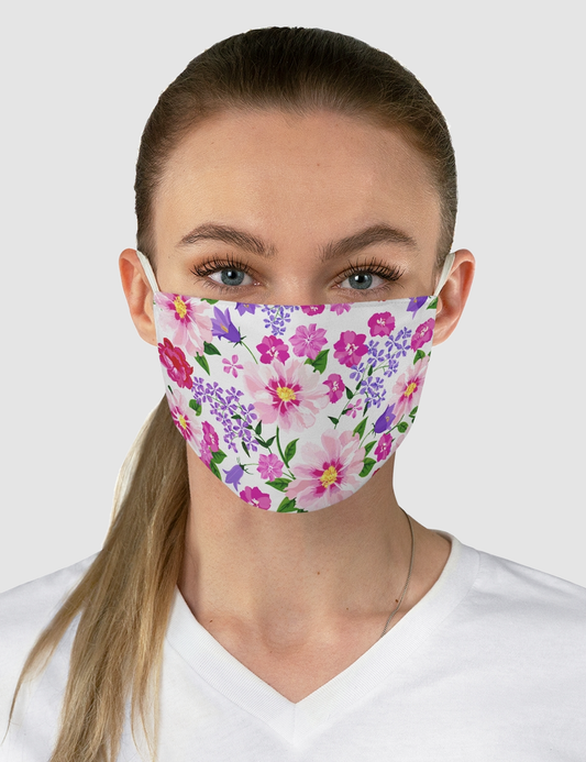 Elegant Floral Print | Fabric Face Mask OniTakai
