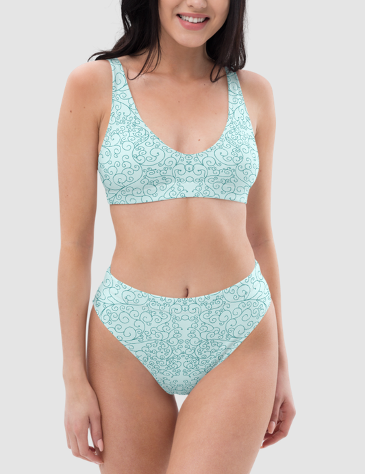 Elven Moonstone | Women's Essential High-Waisted Bikini OniTakai