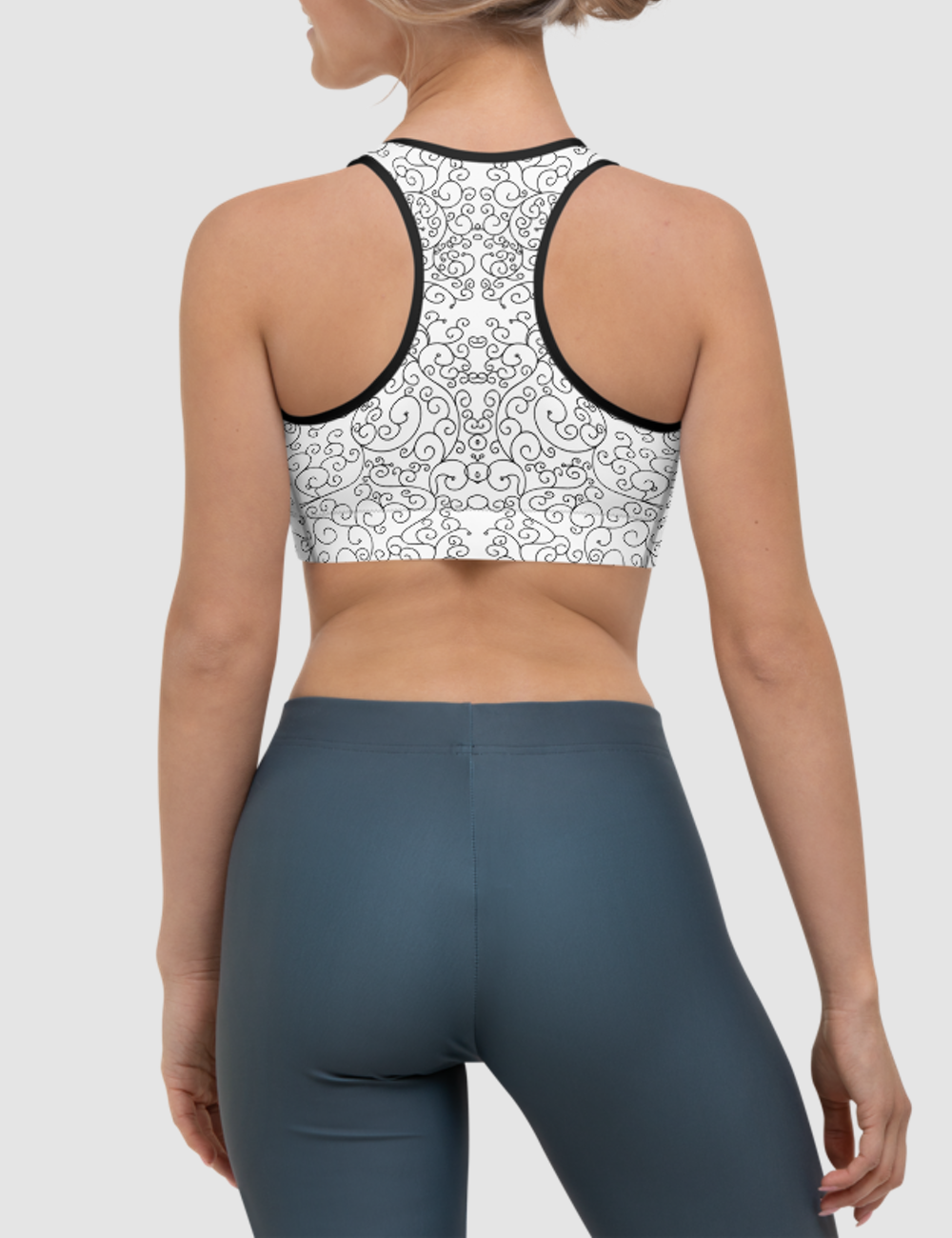 Elven White | Women's Padded Sports Bra OniTakai